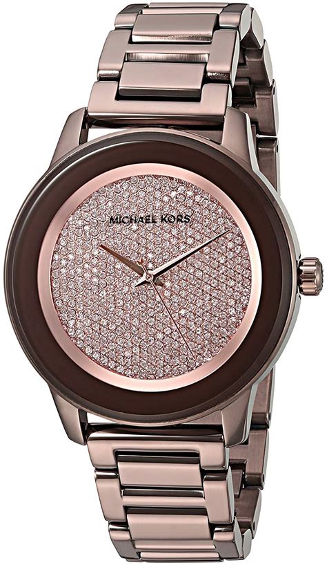 michael kors kinley watch amazon|Michael Kors Women's Kinley Brown Watch MK6245 .